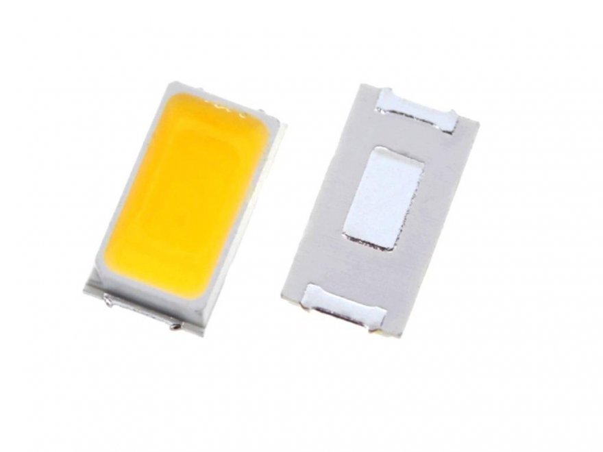 LED dioda bílá SMD 5630 / 5730 0,5W - teplá bílá 3300K - Kliknutím na obrázek zavřete