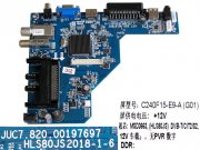 LCD modul základní deska Changhong LED24E4900ST2 / Main board JUC7.820.00197697 / HLS580JS / C240F15-E9-A/G01)