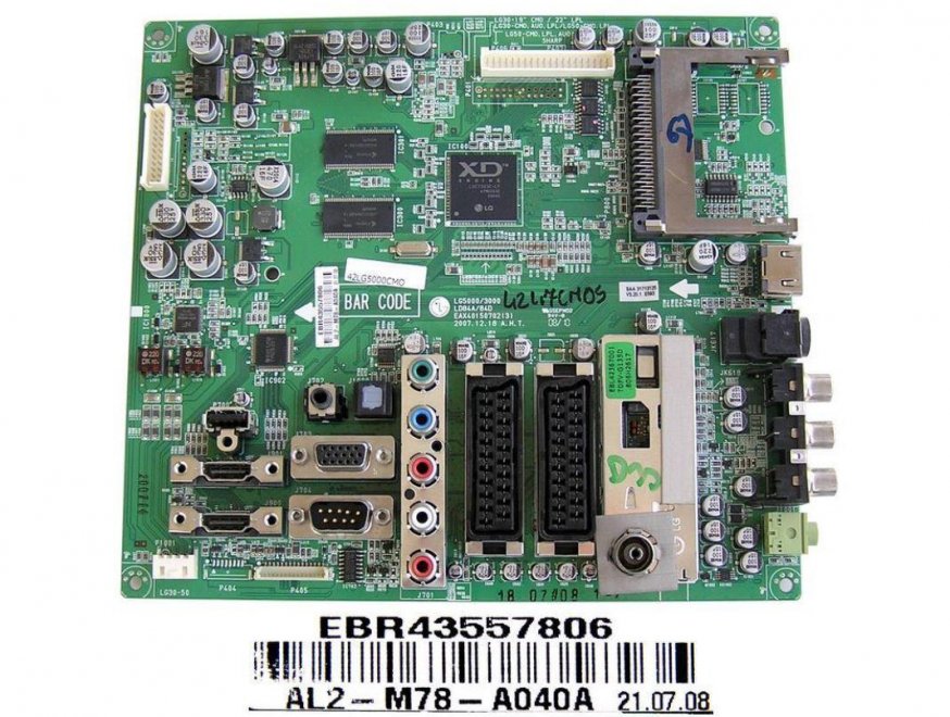 LCD modul základní deska EBR43557806 / Main board EBR43557806 - Kliknutím na obrázek zavřete