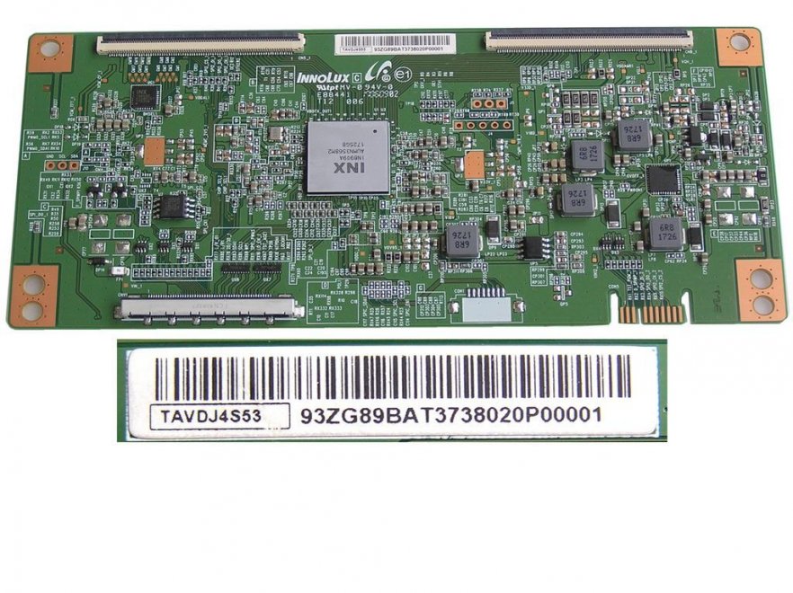 LCD modul T-CON TAVDJ4S53 / T-con board Innolux TAVDJ4S53 / 93ZG89BAT3738020 - Kliknutím na obrázek zavřete