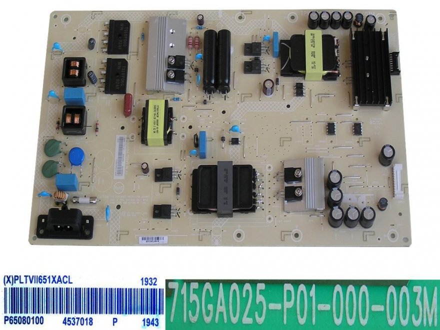 LCD modul zdroj Philips PLTVII651XACL / SMPS power supply board 715GA025-P01-000-003M - Kliknutím na obrázek zavřete