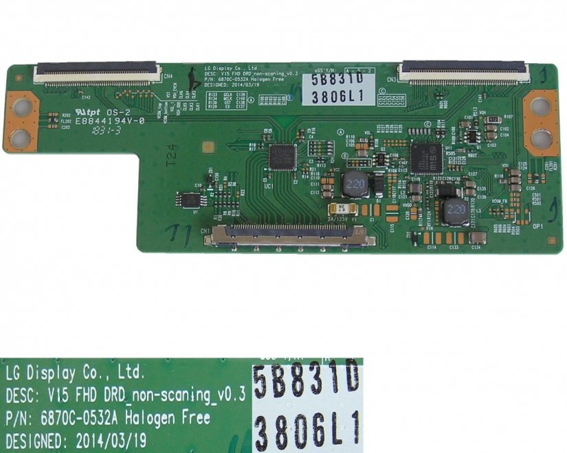 LCD modul T-CON 6870C-0532A / TCON board 6870C0532A / 6871L-3806L - Kliknutím na obrázek zavřete