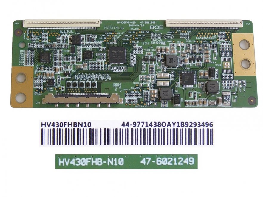 LCD modul T-CON HV430FHB-N10 / TCON HV430FHBN10 / 47-9771438 - varianta B - Kliknutím na obrázek zavřete
