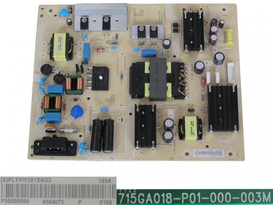 LCD modul zdroj Philips PLTVIY391XAD3 / SMPS power supply board 715GA018-P01-000-003M - Kliknutím na obrázek zavřete