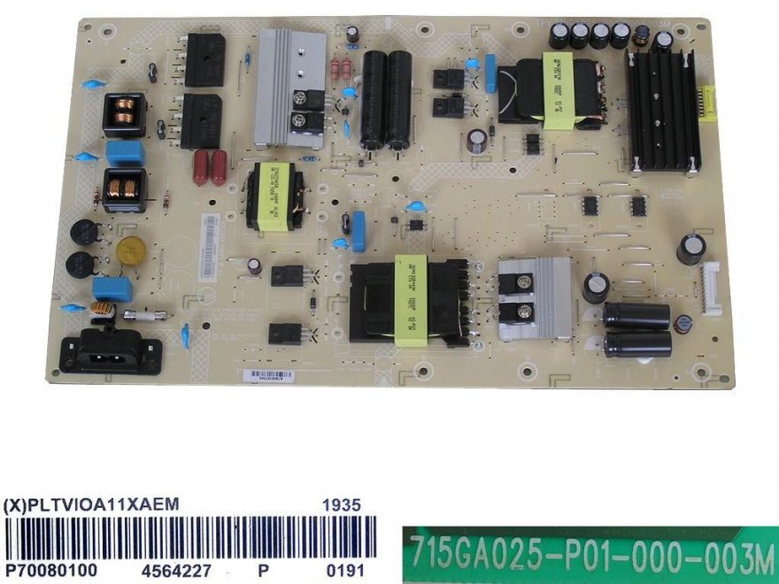 LCD modul zdroj Philips PLTVIOA11XAEM / SMPS power supply board 715GA025-P01-000-003M - Kliknutím na obrázek zavřete
