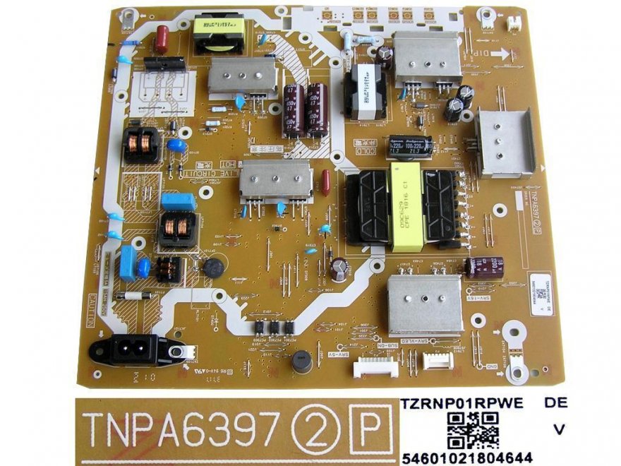 LCD modul zdroj TNPA6397 / SMPS board unit TZRNP01RPWE - Kliknutím na obrázek zavřete