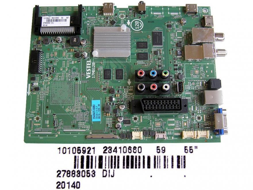LCD modul základní deska 17MB120 / Main board 23410660 - Kliknutím na obrázek zavřete