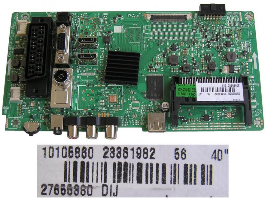 LCD modul základní deska 17MB110 / Main board 23361982 - Kliknutím na obrázek zavřete