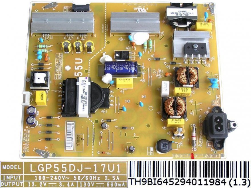 LCD modul zdroj EAY64529401 / Power supply assembly LGP55DJ-17U1 / EAY64529401 - Kliknutím na obrázek zavřete