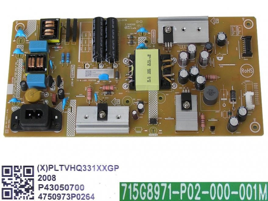 LCD modul zdroj Philips PLTVHQ331XXGP / SMPS power supply board 715G8971-P02-000-001M - Kliknutím na obrázek zavřete