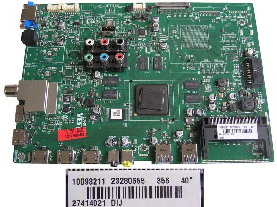 LCD modul základní deska 17MB100 / 23280655 / main board Panasonic 23280655 - Kliknutím na obrázek zavřete