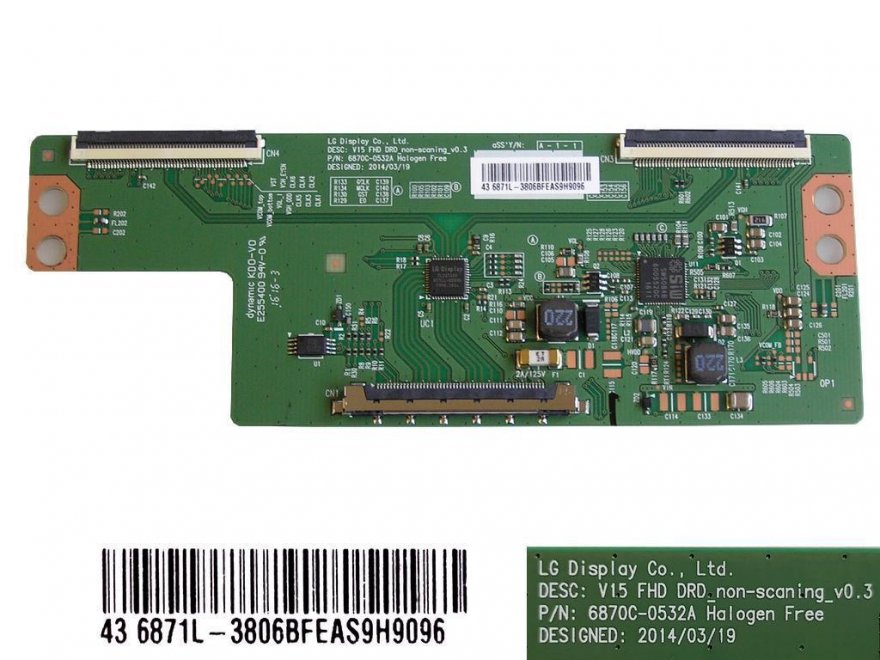 LCD modul T-CON 6870C-0532A / Tcon module 6871L-3806B - Kliknutím na obrázek zavřete