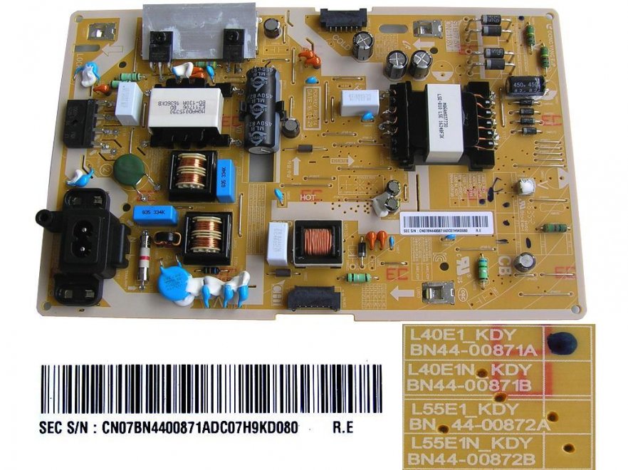 LCD modul zdroj BN44-00871A / Power supply unit L40E1-KDY / BN4400871A - Kliknutím na obrázek zavřete