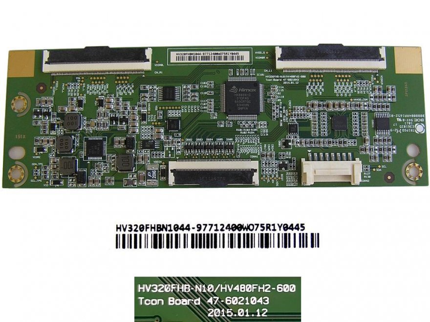 LCD modul T-CON HV320FHB-N10 / HV480FH2-600 / TCON HV320FHBN1044 - Kliknutím na obrázek zavřete