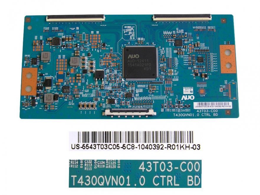 LCD modul T-CON T430QVN01.0 43T03-C00 / TCON board US-5543T03C05 - Kliknutím na obrázek zavřete