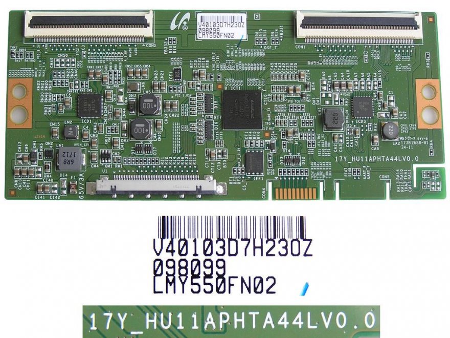 LCD modul T-CON LMY550FN02 / TCON board 17Y_KU11APHTA44LV0.0 - Kliknutím na obrázek zavřete