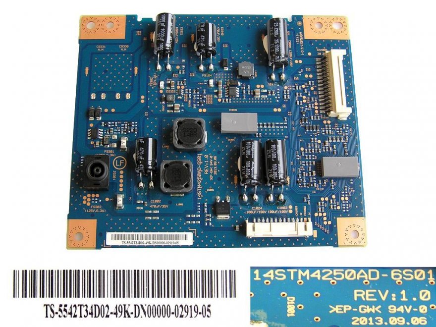 LCD modul LED inverter 14STM4250AD-6S01/ LED inverter board TS-5542T34D02 - Kliknutím na obrázek zavřete