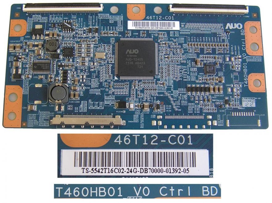 LCD modul T-CON T460HB01 V0 / T-CON board 46T12-C01 / TS-5542T16C02 - Kliknutím na obrázek zavřete