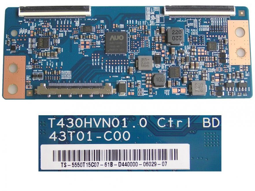 LCD modul T-CON T430HVN01.0 43T01-C00 / TCON BOARD TS-5550T15C07-61B - Kliknutím na obrázek zavřete