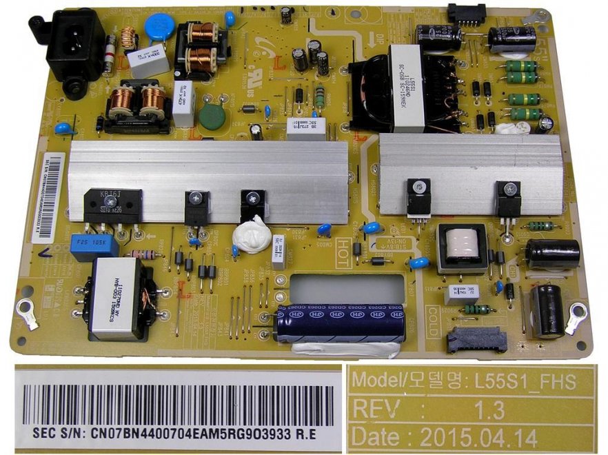 LCD modul zdroj BN44-00704E / SMPS board BN4400704E - Kliknutím na obrázek zavřete
