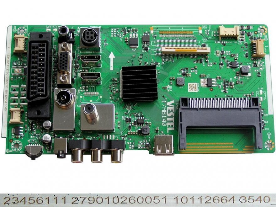 LCD modul základní deska 17MB140 / Main board 23456111 - Kliknutím na obrázek zavřete