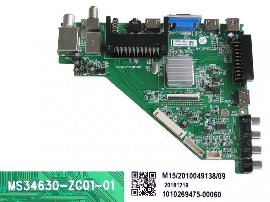 LCD modul základní deska Strong SRT40FB4013N / Mainboard chasis assembly M15/2010049138/09 / MS34630-ZC01-01 - Kliknutím na obrázek zavřete