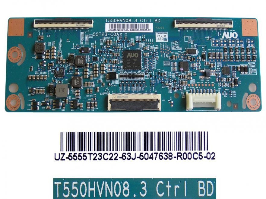 LCD modul T-CON T550HVN08.3 / TCON board UZ-5555T23C22 / T550HVN08.3 - Kliknutím na obrázek zavřete