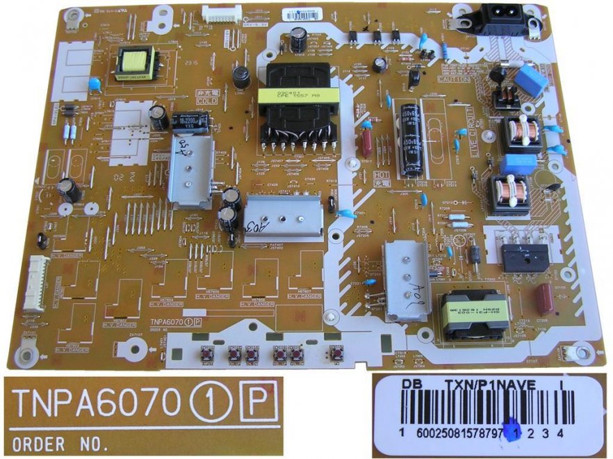 LCD modul zdroj TNPA6070 / SMPS BOARD TNPA6070 TXN/P1NAVE - Kliknutím na obrázek zavřete