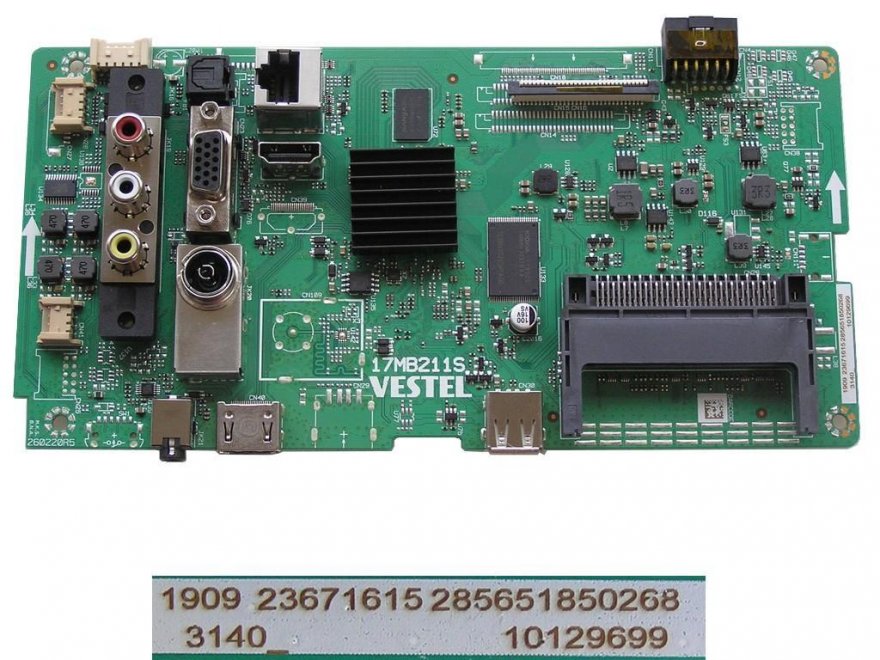 LCD modul základní deska 17MB211S / Main board 23671615 HYUNDAI HLR32T459SMART - Kliknutím na obrázek zavřete