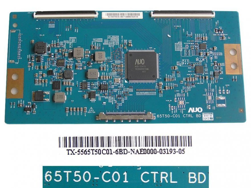LCD modul T-CON 65T50-C01 / Tcon board TX-5565T50C01 AUO - Kliknutím na obrázek zavřete
