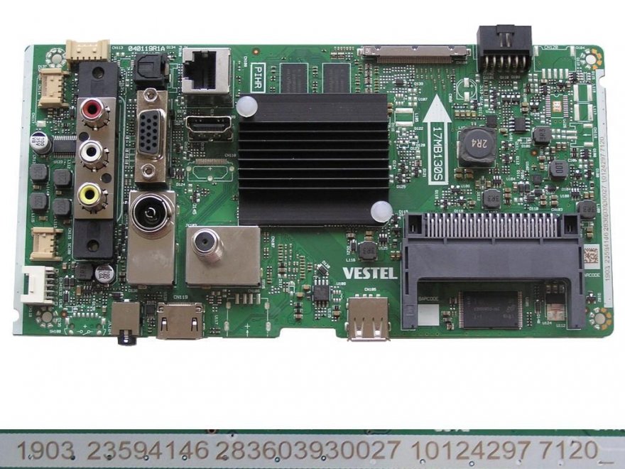 LCD modul základní deska 17MB130S / Main board 23594146 HITACHI 55HK5100 - Kliknutím na obrázek zavřete
