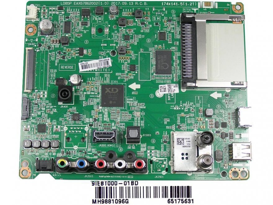 LCD modul základní deska EBT65175631 / main board EBU64686616 - Kliknutím na obrázek zavřete