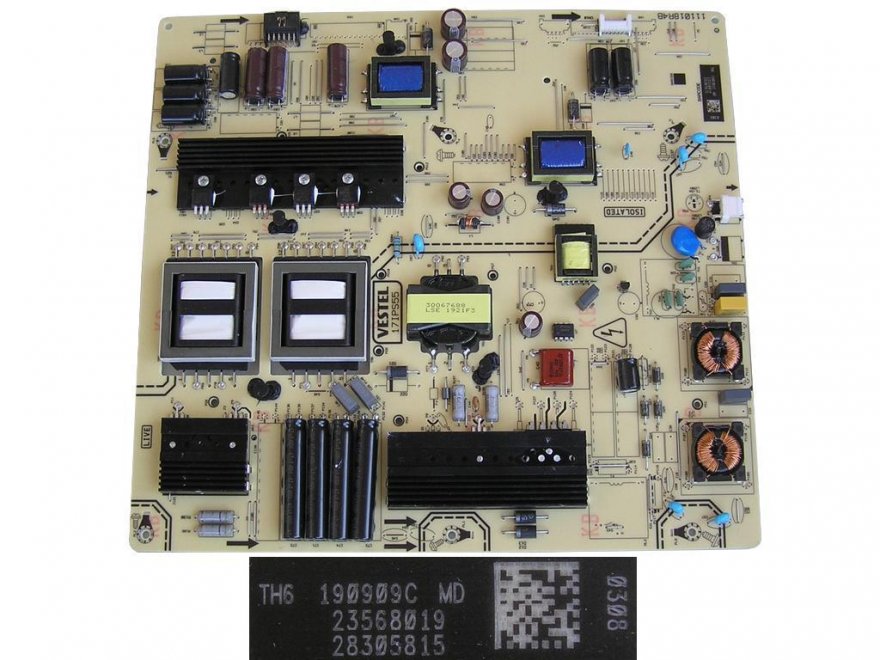 LCD modul zdroj 17IPS55 / Power supply board 23568019 - Kliknutím na obrázek zavřete