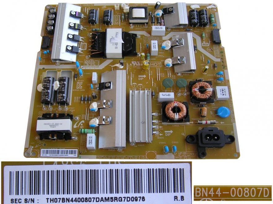 LCD modul zdroj BN44-00807D / Power Supply unit BN4400807D - Kliknutím na obrázek zavřete