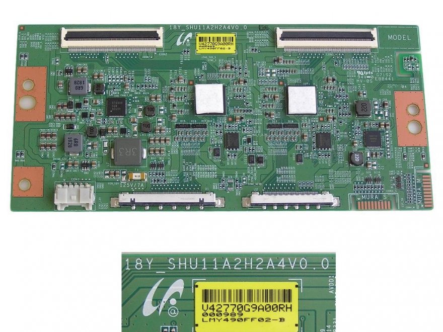 LCD modul T-CON LMY490FF02-B / TCON board 18Y_SHU11A2H2A4V0.0 / 189727513 - Kliknutím na obrázek zavřete