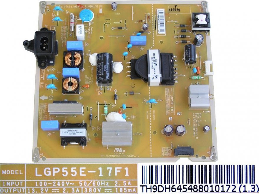 LCD modul zdroj EAY64548801 / SMPS BOARD LGP55E-17F1 / EAY64548801 - Kliknutím na obrázek zavřete