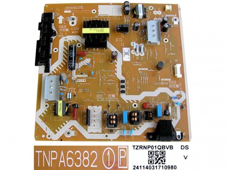 LCD modul zdroj TNPA6382 / SMPS board unit TZRNP01QBVB - Kliknutím na obrázek zavřete