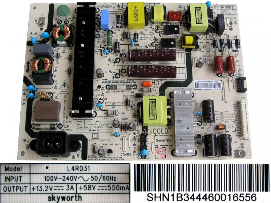 LCD modul zdroje L4R031 / PSU BOARD COV34446001 - Kliknutím na obrázek zavřete