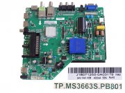 LCD modul základní deska Sencor SLE40F60TCS / Main board TP.MS3663.PB801 / J18071255-0A03179