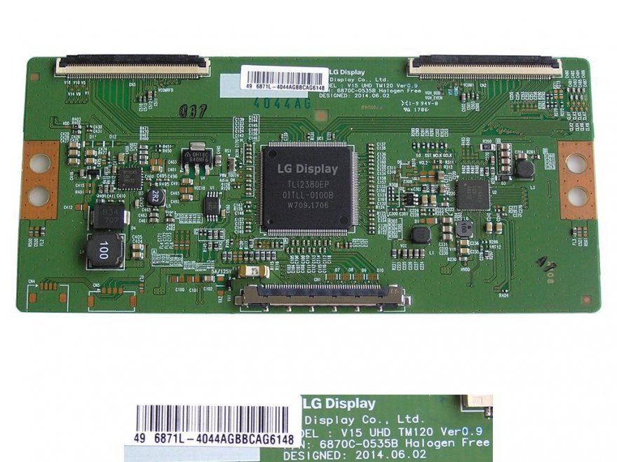 LCD modul T-CON 6870C-0535B / T-Con board 6871L-4044A / V15 UHD TM120 Ver0.9 - Kliknutím na obrázek zavřete