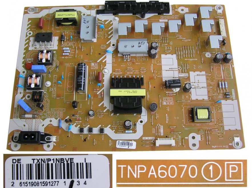 LCD modul zdroj TNPA6070 / SMPS BOARD TNPA6070 TXN/P1NBVE - Kliknutím na obrázek zavřete