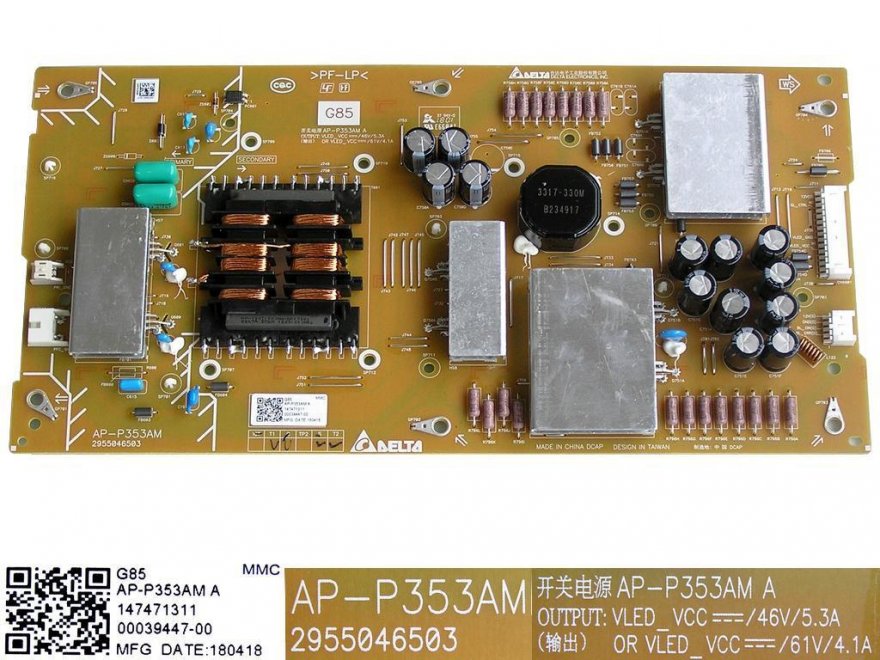 LCD LED modul invertor Sony G85 AP-P353AMA / LED inverter driver board 147471311 / 2955046503 - Kliknutím na obrázek zavřete