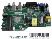 LCD modul základní deska Sencor SLE2469TCS / Main board N19040679-0A00868/A20031365-0A00105 / TP.MS3663S.PA671