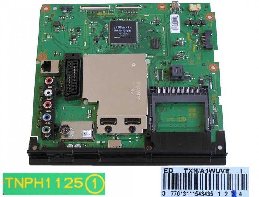 LCD modul základní deska TNPH1125 / ASSY PCB MAIN TNPH1125 / TXN/A1WUVE - Kliknutím na obrázek zavřete