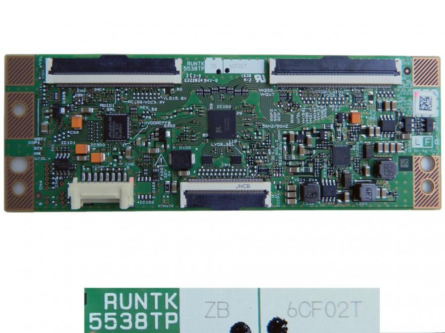 LCD LED modul T-Con RUNTK5538TP / T Con assy board RUNTK5538TP - Kliknutím na obrázek zavřete