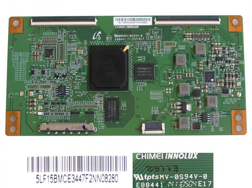 LCD modul T-CON 5LF15BMCE / Tcon board V500DK2-KS1 Rev C8 / 5LF15BM / 5LH061 / TPT500DK-QS1 - Kliknutím na obrázek zavřete