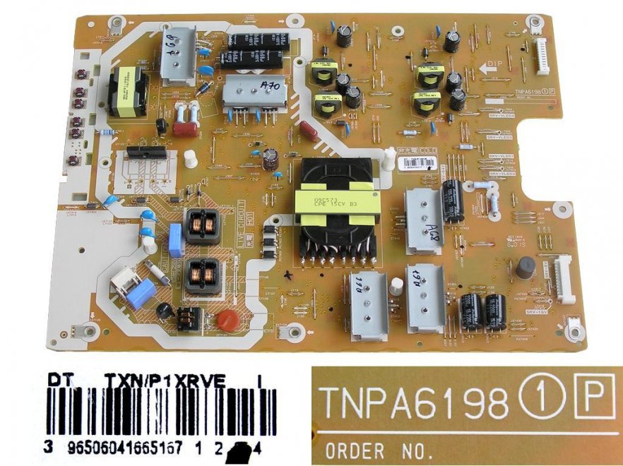 LCD LED modul zdroj TNPA6198 / SMPS power supply board TXN/P1XRVE Panasonic - Kliknutím na obrázek zavřete