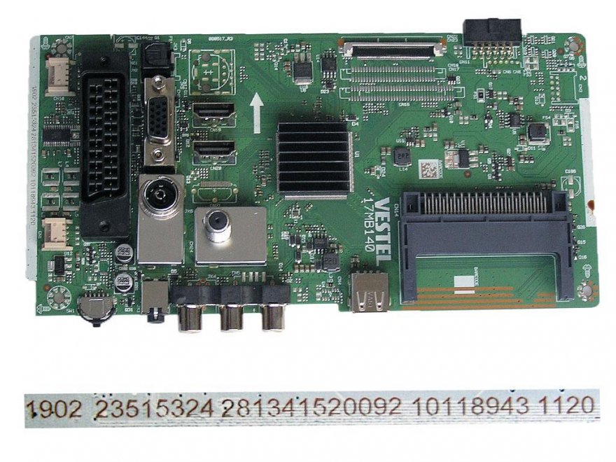 LCD modul základní deska 17MB140 / Main board 23515324 Hitachi 32HE3000 - Kliknutím na obrázek zavřete