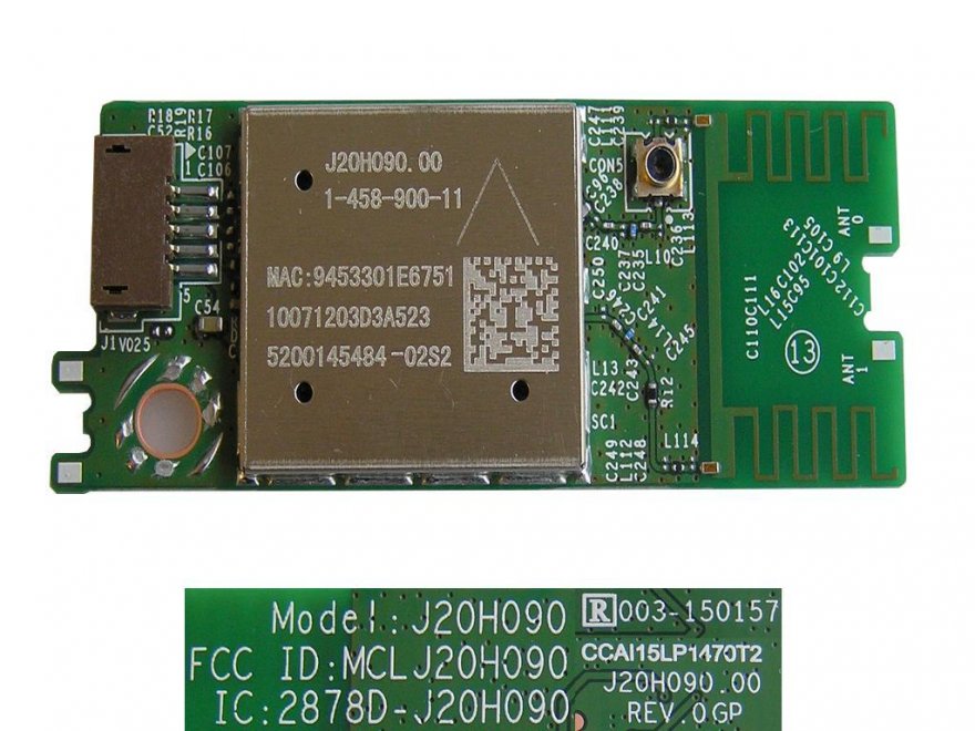 LCD LED modul WiFi Sony 1-458-900-11 / Sony network WIFI module J20H090AC / 145890011 - Kliknutím na obrázek zavřete