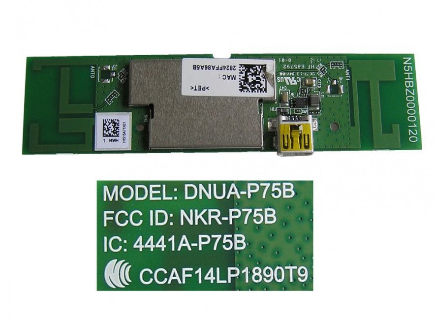 LCD LED modul WiFi Panasonic DNUA-P75B / Panasonic network-WIFI module N5HBZ0000120 - Kliknutím na obrázek zavřete